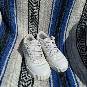 Puma shoes white creeper style size 7 women